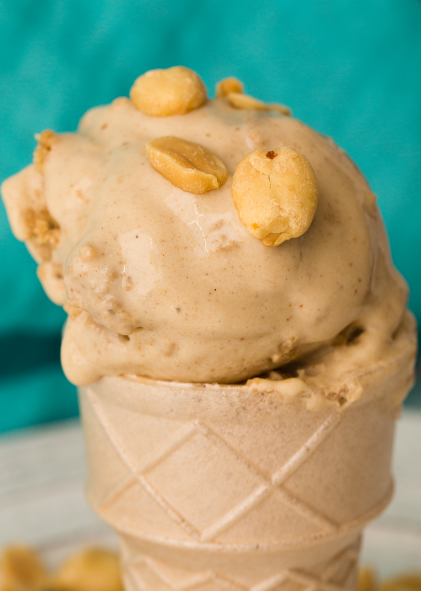 Rich and Creamy, Vegan Peanut Butter Cookie Ice Cream, NoChurn