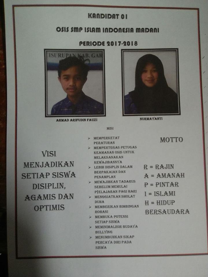 Motto Osis Smp Tulisan