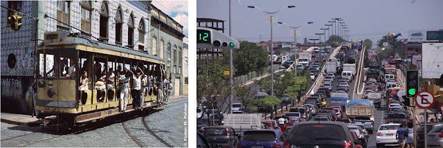 A evolução da frota de veículos em São Luís desde 1928. 