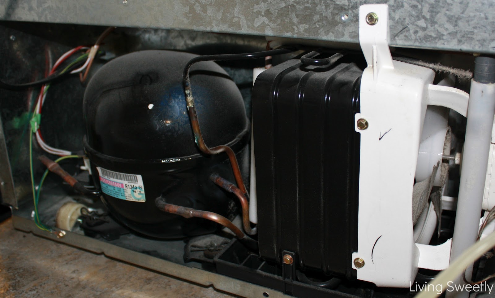Living Sweetly Cleaning Your Refrigerator Coils