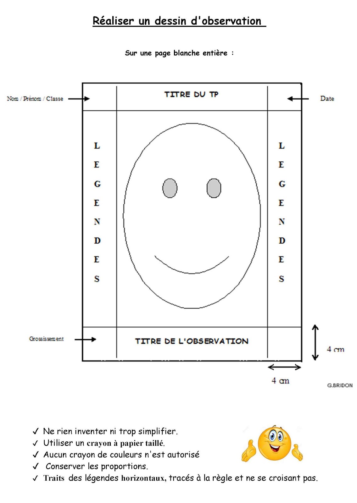Fiche Méthode Dessin D Observation Svt Collège Fiches méthodes