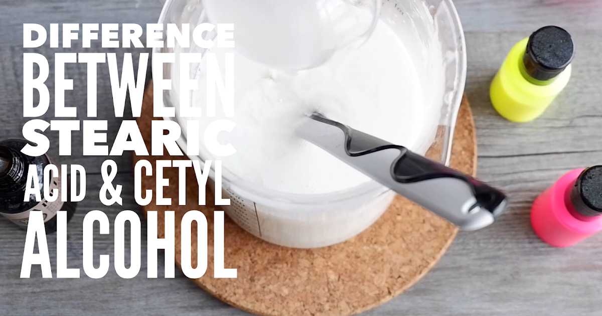 SoapLab Malaysia What Is The Difference Between Stearic Acid & Cetyl