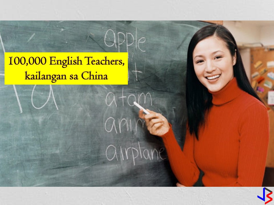 Due to the Philippines excellent English education program and its proximity to China, the country is seen to fulfill China's need for thousands of tutors or teachers. According to PTV news, China is in need of more than hundred thousands of English teachers to help Chinese students learn the language.  This is a good news to Filipinos because according to a Chinese university professor, their country prefers to hire Filipinos and they are offering attractive employment package for this. According to Dr. Zhang Hang, a Chinese language teacher, and researcher at the College of International Relations at Huaqiao University, there are many Chinese who can hardly understand English especially the older one.  To date, Zhang said that there are around 10,000 English teachers in China and mostly from the Philippines. With the possible employment opportunities to Filipinos, he believes that it could strengthen the China-Philippines relations.  It was reported last April this year that President Duterte and Chinese President Xi Jinping are expected to sign an agreement that will allow China to hire more Filipino English teachers. According to reports, China is now more interested in hiring so-called "non-native" English speakers or those from colonized countries. It was October 2016 when Duterte first visits China that opened new opportunities not only for Filipinos but so with Chinese.  This coming November, Presidential daughter, Davao City Mayor Sarah Duterte will also visit Jinjiang in Fujian province to the lunch of a direct flight from Davao to China and vice versa.