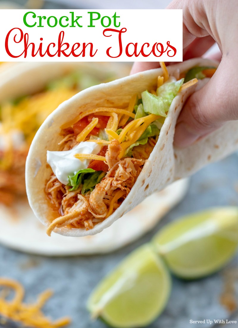 Served Up With Love: Crock Pot Chicken Tacos