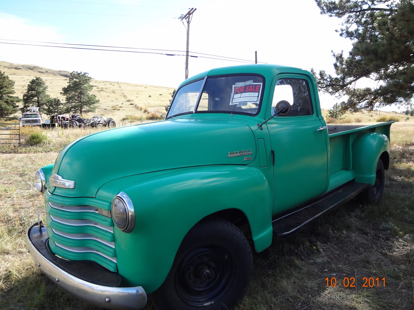 Colorado Cowgirl Classic Cars 1950 Chevy 3800 for sale on Guy Hill