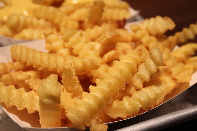 Crinkle-cut fries at Shake Shack, Chestnut Hill, Mass.