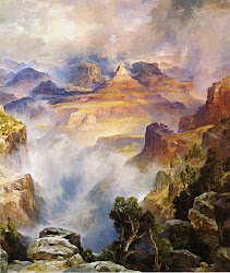 moran thomas canyon grand painting arizona zoroaster paintings peak mists oil prints artwork allpainter 19th century 1914 canvas landscape abstract
