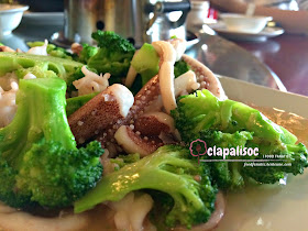Stir Fried Squid and Broccoli for 480Php