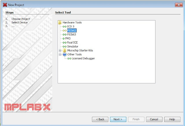 MPLab X New project
