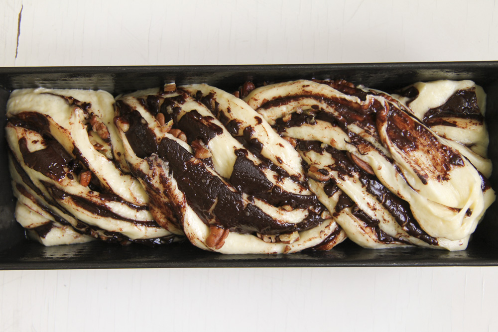 Krebsen und Aluette: Getränkter Schokoladenkranz