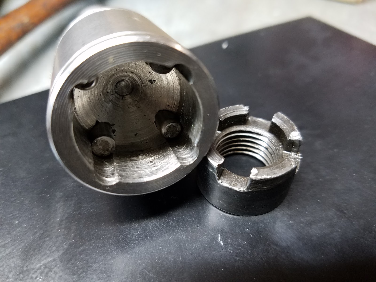 Scottie's Shop made tools castellated nut socket