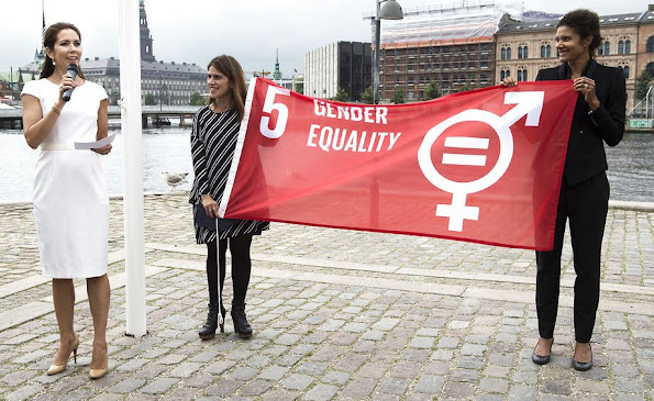 Crown Princess Mary attend networking event related to the organization 'Women Deliver'  at the Ministry of Foreign Affairs of Denmark