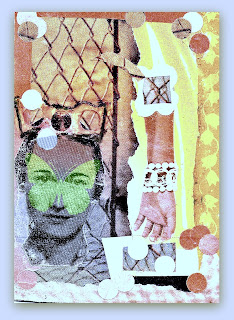 aceo  paper and collage New End Studio