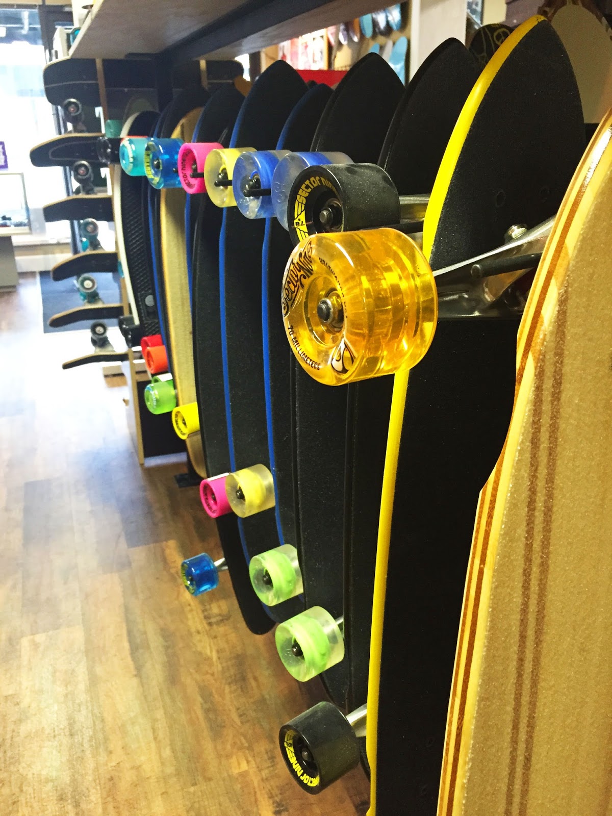 Galactic G SK8 Shop New Longboard Skateboard Rack