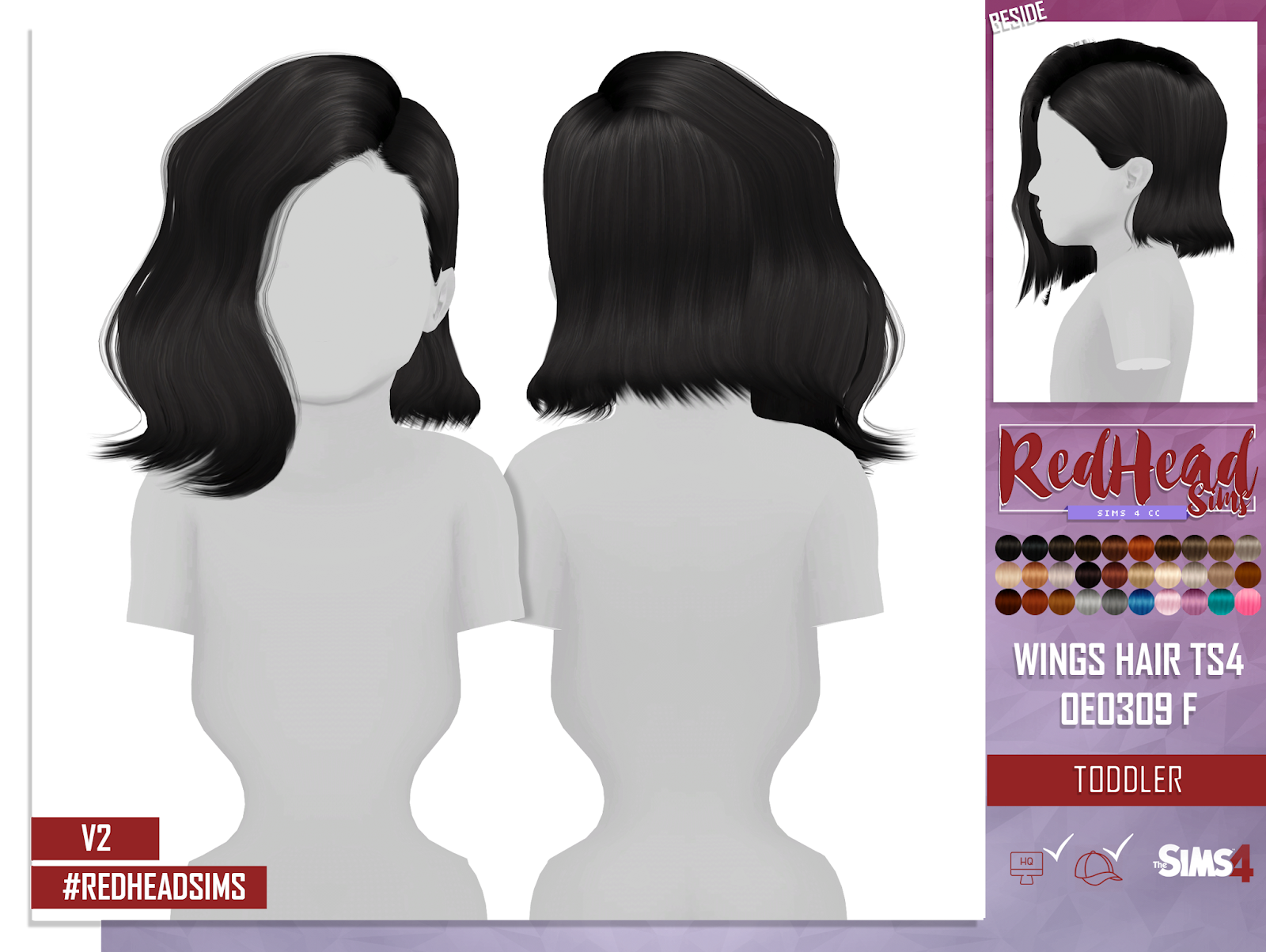 the sims 4 hair cc pack