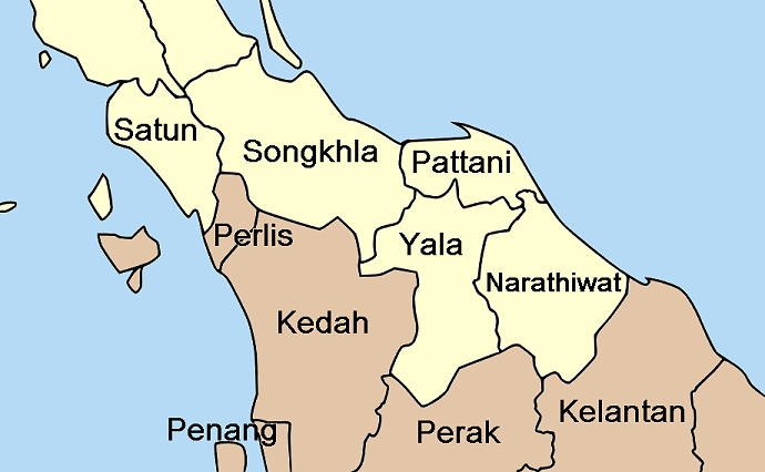 Image result for malaysia kelantan thailand map