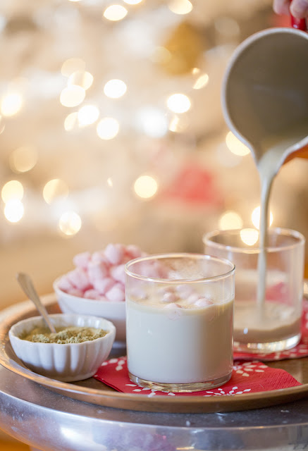 Vegan White Chocolate Matcha Hot Chocolate + Dandies Peppermint Mini Marshmallows (in a mini slow cooker!)