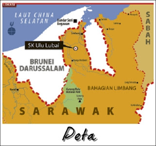 Peta SK Ulu Lubai Sarawak : Permata dalam Belantara