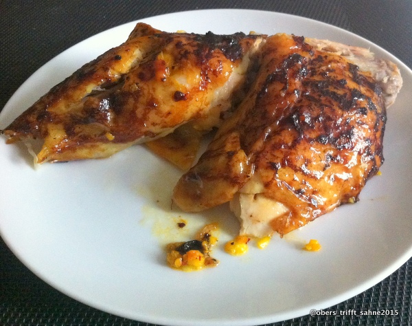 Huhn aus dem Ofen: Heute ein marokkanisches Grillhuhn