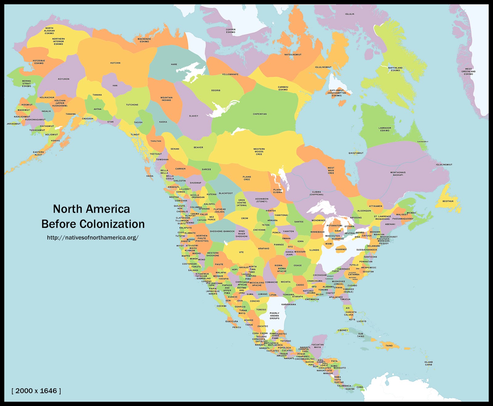 North and Central America before colonization