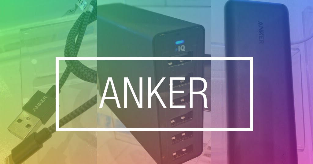 Anker Nylon Braided Lightning Cable, Powerport & PowerCore Series now