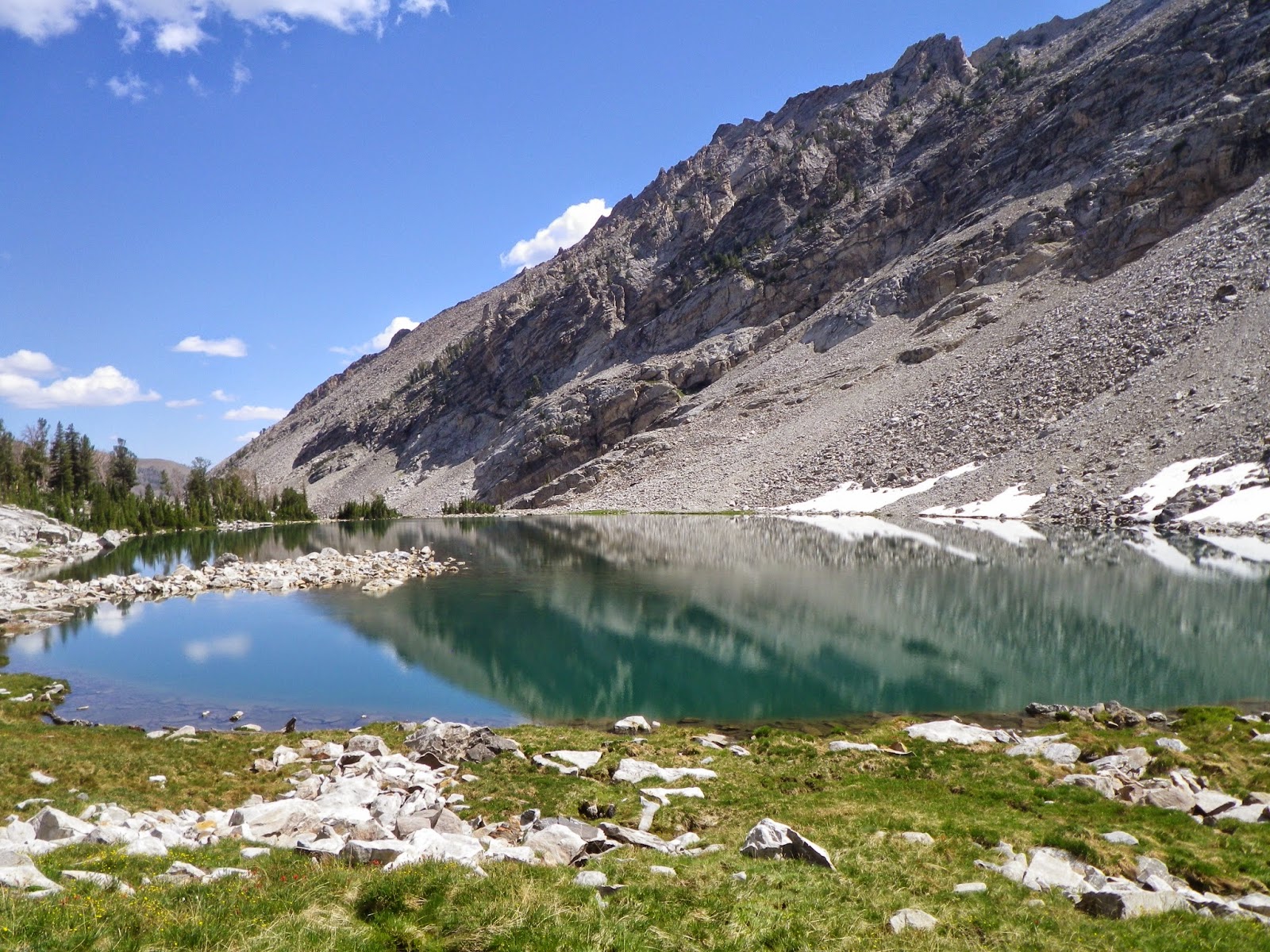 Backcountry Lakes Boulder Lake I Keep Myself So Lifted I Am