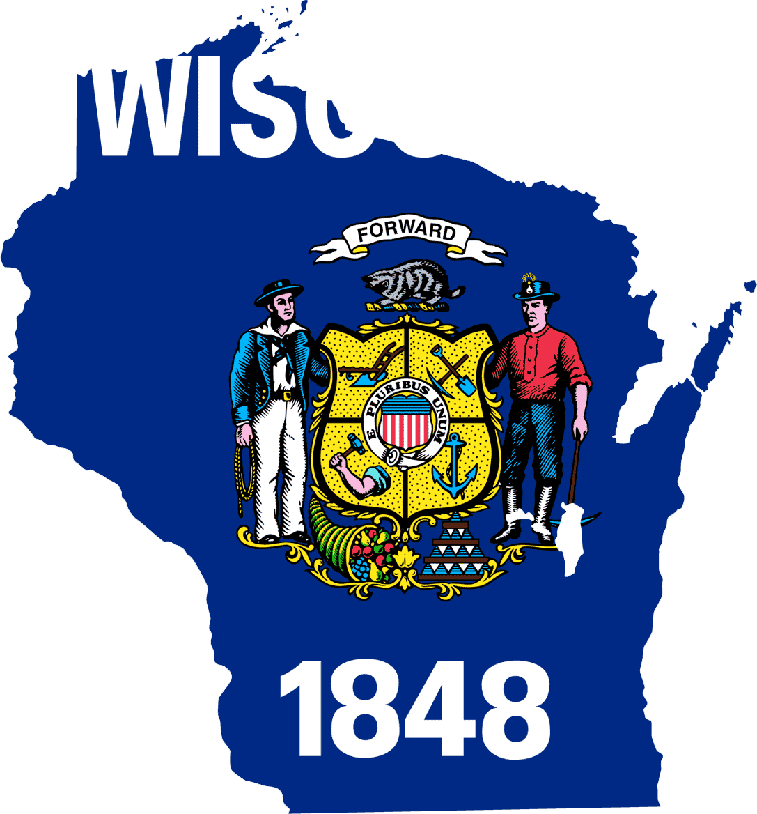 wisconsin map clipart - photo #46