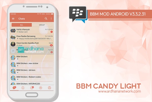BBM Candy Light V3.3.2.31 - BBM MOD Android V3.3.2.31 BBM Candy Light V3.3.2.31 - BBM MOD Android V3.3.2.31