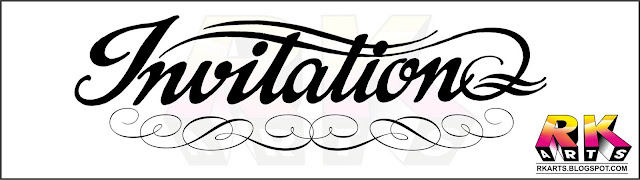 Invitation Calligraphy-1