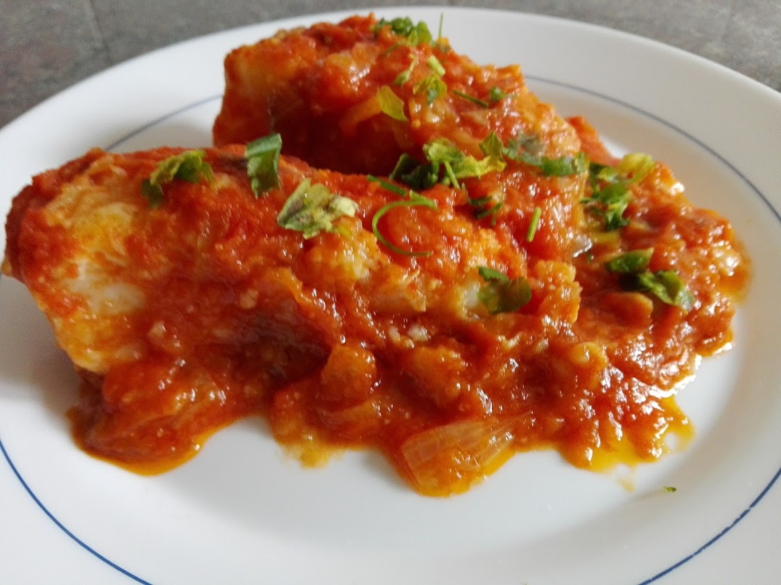 Paprika En La Cocina: Bacalao con tomate