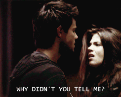 You should tell me. Гиф из сериала you.