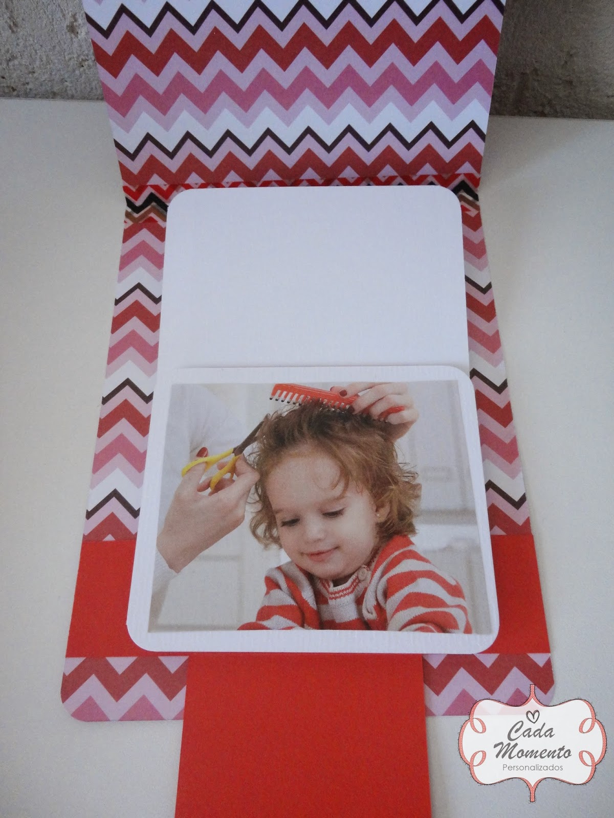 Personalizados Mini álbum em cascata