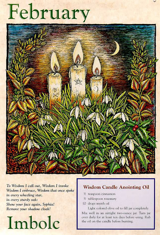 Celebrating The Seasons Happy Groundhog Day. Imbolc. Candlemas.