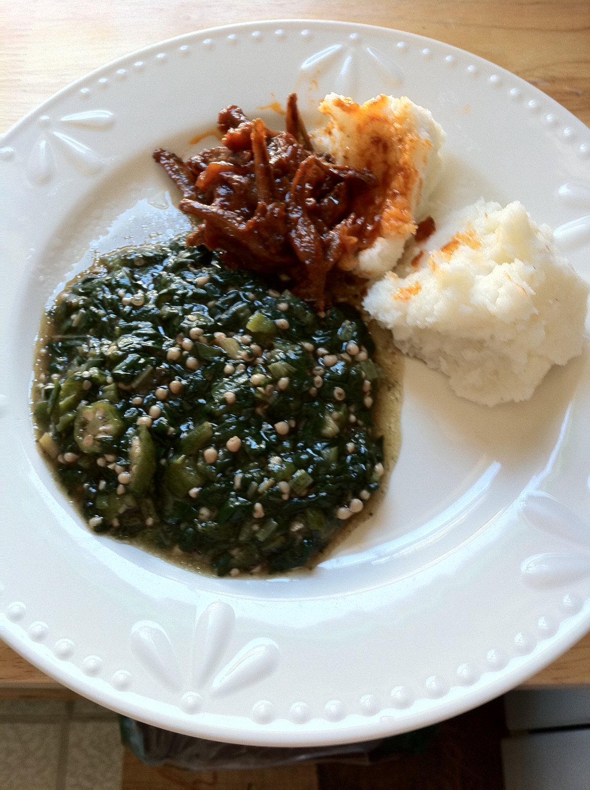 Swahili Mom Kitchen Ugali, mlenda and dagaa (Dry Salted Anchovies