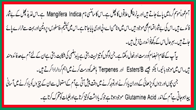 Benefits of Mango - Badsha Health Tips In Urdu