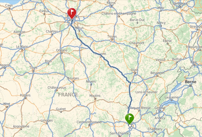 EuroColo2016 Trajets et itinéraires en détails
