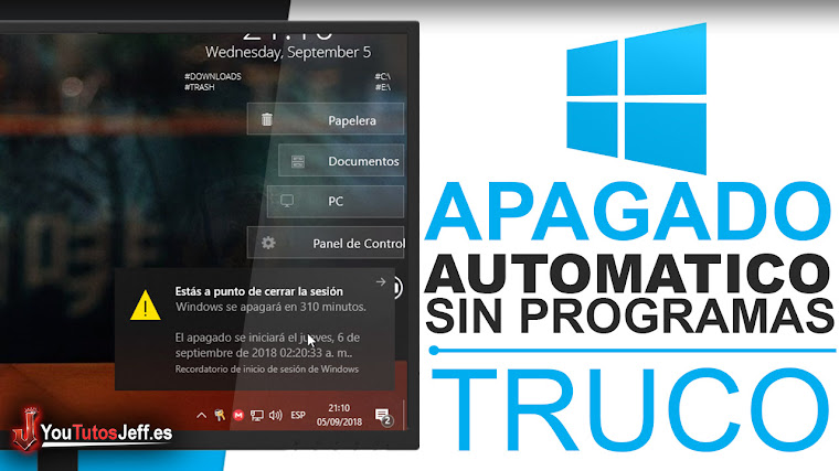 Como Apagar mi PC Automáticamente Sin Programas - Trucos Windows