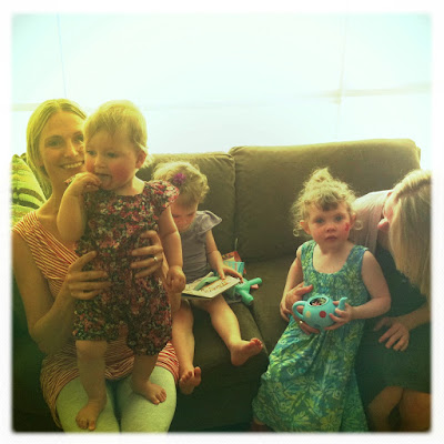 two generations of girl cousins