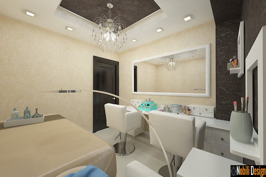 Design interior salon cosmetica - Amenajarea unui salon de infrumusetare / Beauty Salon
