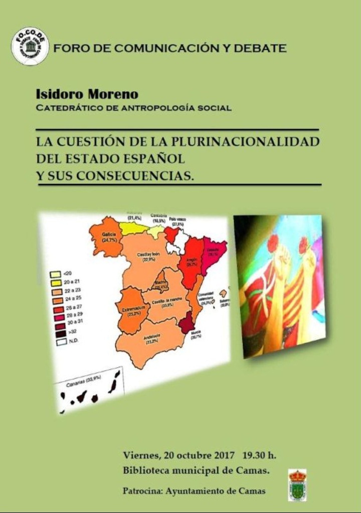 LA CUESTIÓN DE LA PLURINACIONALIDAD DEL ESTADO ESPAÑOL Y SUS CONSECUENCIAS. CAMAS (Sevilla). Audio