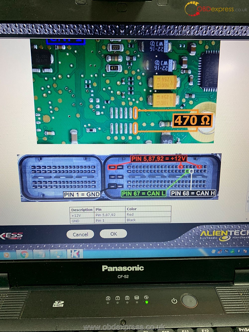 ECU PROGRAMMER: Kess V2 unlocking Simos PCR 2.1 - connection, wiring
