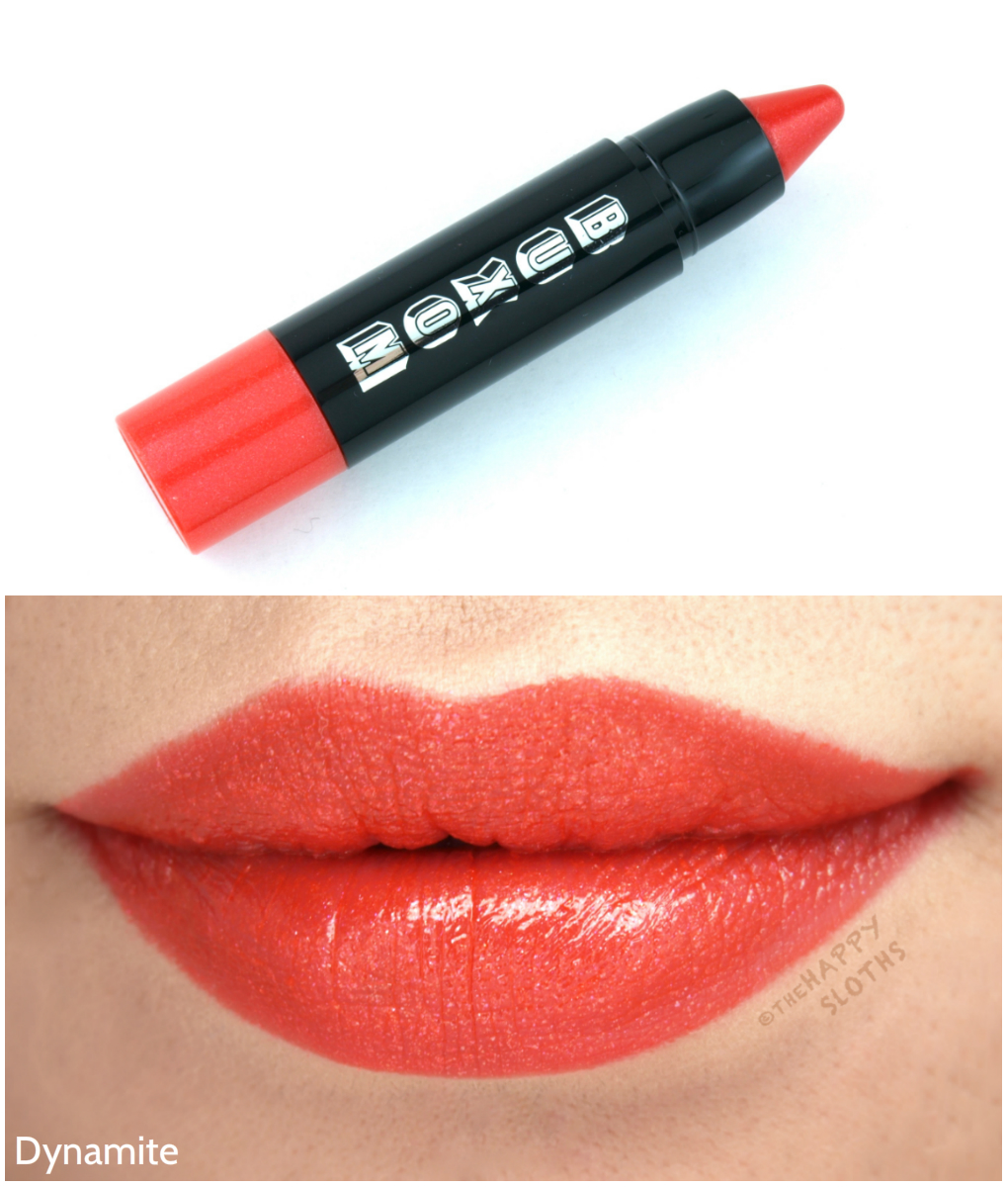 Buxom Shimmer Shock Lip Stick in Dynamite: Review and Swatches