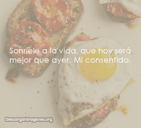 Buenos días consentido mensajes.