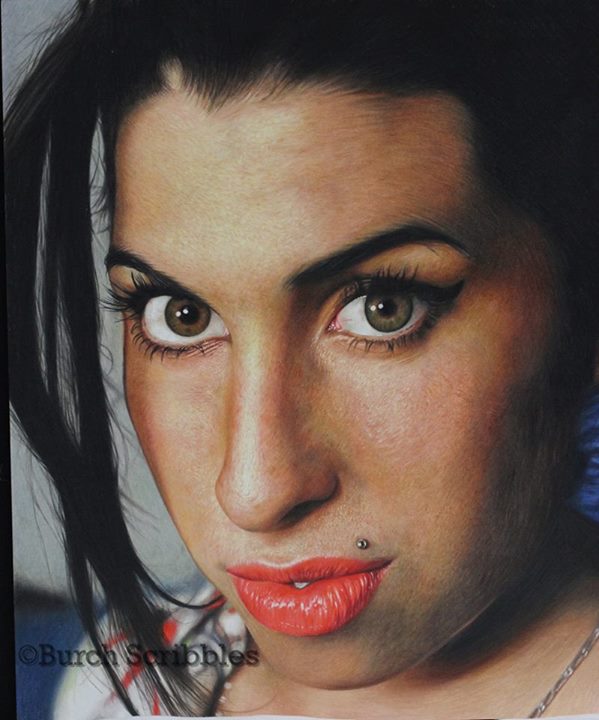 08-Amy-Winehouse-Burch-Scribbles-Photo-Realistic-Drawings-of-Celebrities-and-Friends