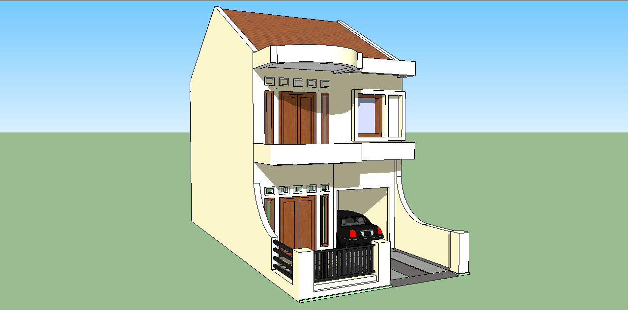  Sketsa  Sederhana Rumah  Minimalis