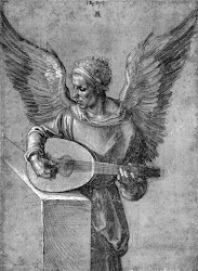 albrecht durer lute winged engravings playing renaissance woodcuts angel idealistic clothing painter duerer artwork woodcut 1497 duerer flickr german engel
