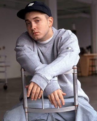 Eminem, 1996, old picture, Marshall Mathers, Slim Shady, Infinite, brown hair