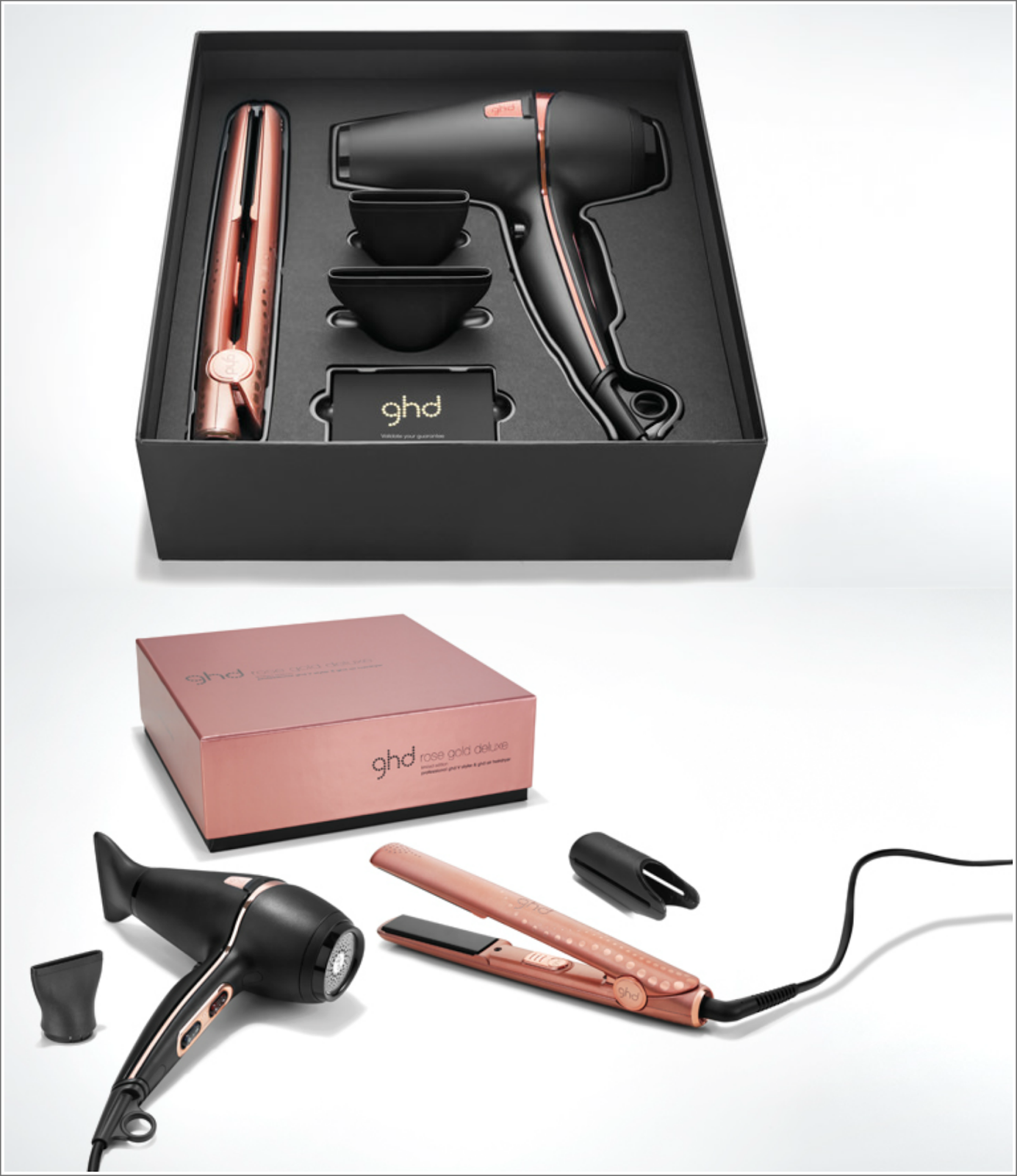 Hair Straightener Ghd Travel Hair Dryer Rose Gold Hair