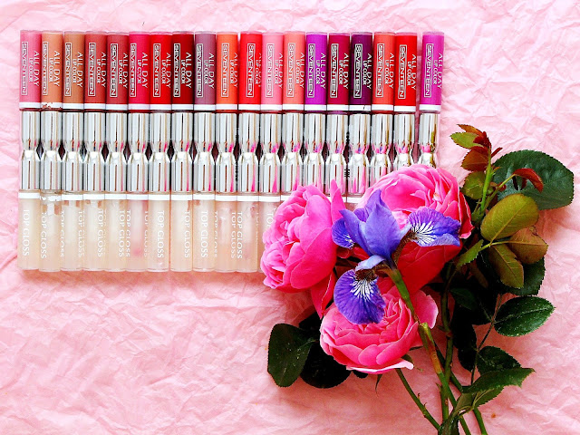 Seventeen All Day Lip Color - обзор всех оттенков*