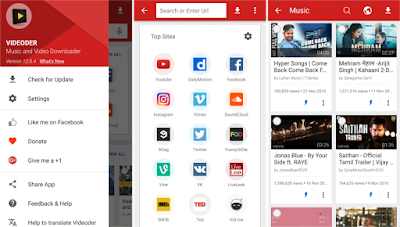 تطبيق Videoder لتحميل الفيديوهات وتحويل الملفات الى MP3 مدفوع للأندرويد
